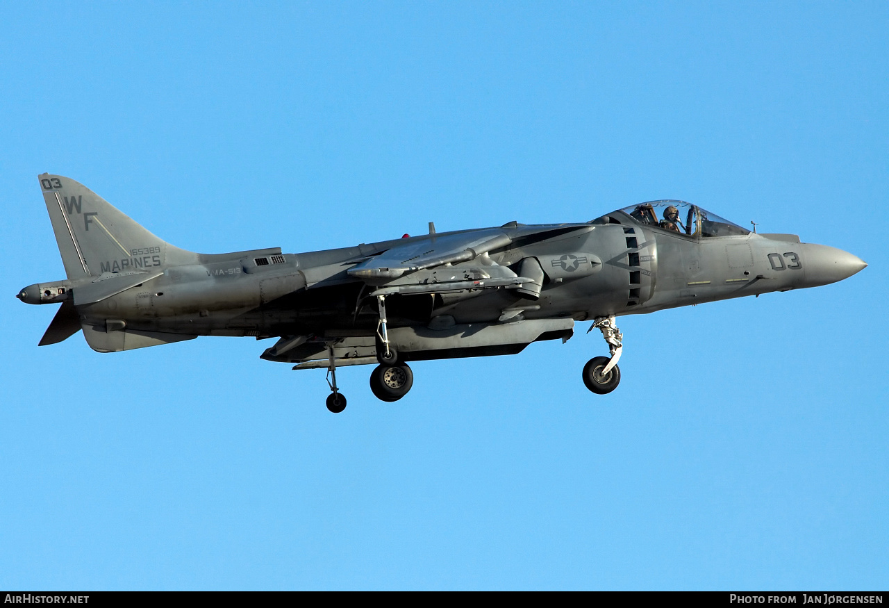 Aircraft Photo of 165389 | Boeing AV-8B(R) Harrier II+ | USA - Marines | AirHistory.net #630657