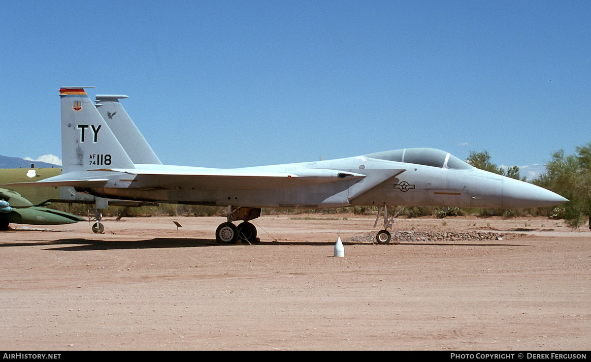 Aircraft Photo of 74-0118 / AF74-118 | McDonnell Douglas F-15A Eagle | USA - Air Force | AirHistory.net #630672