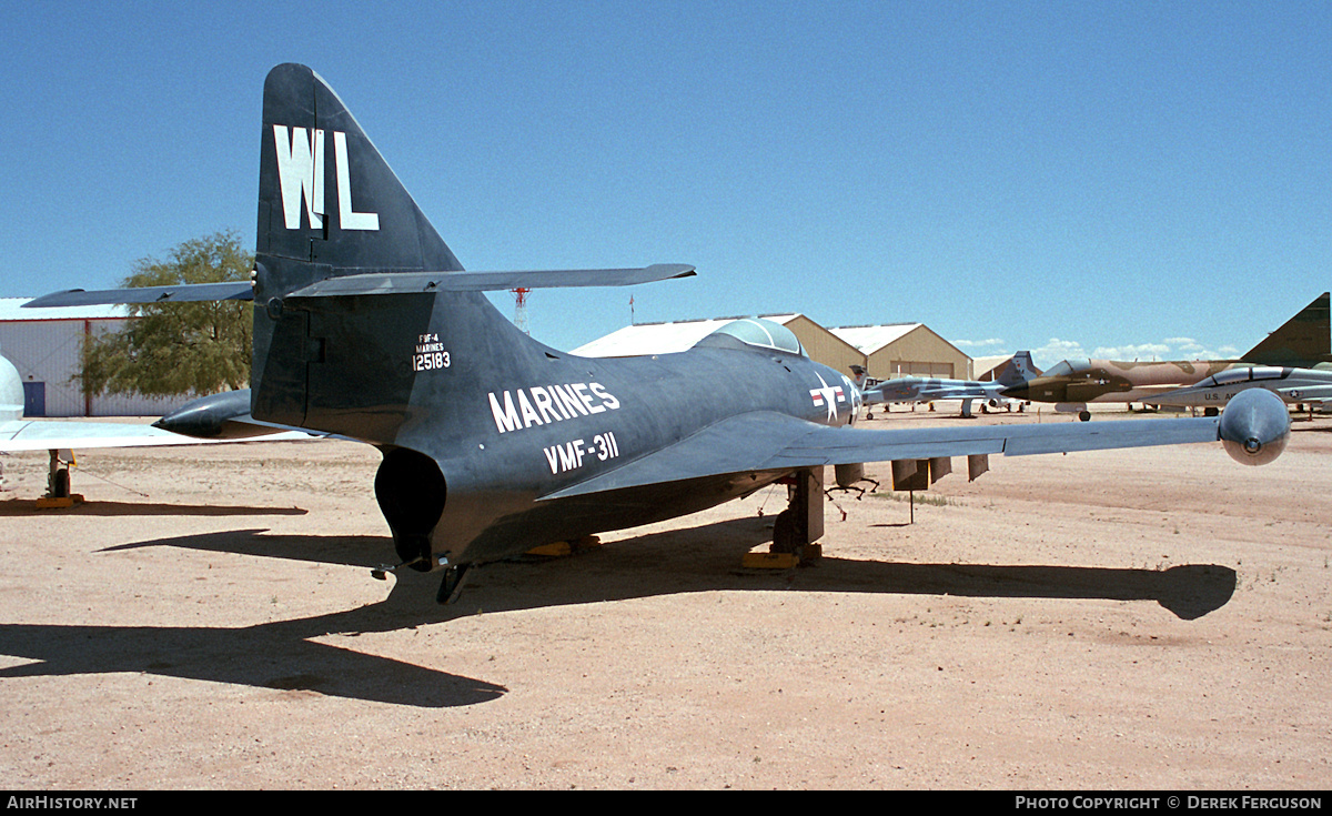 Aircraft Photo of 125183 | Grumman F9F-4 Panther | USA - Marines | AirHistory.net #630683