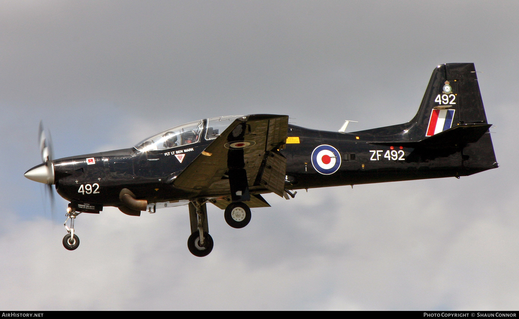 Aircraft Photo of ZF492 | Short S-312 Tucano T1 | UK - Air Force | AirHistory.net #630707