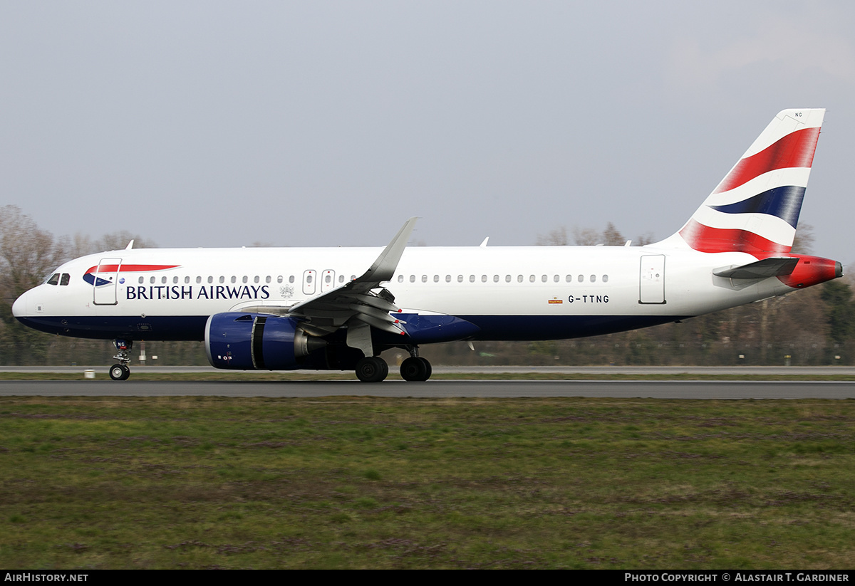 Aircraft Photo of G-TTNG | Airbus A320-251N | British Airways | AirHistory.net #630708