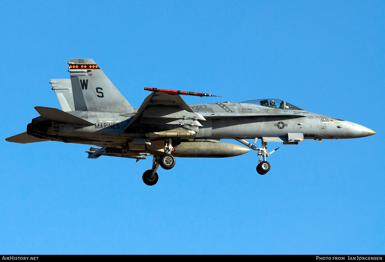 Aircraft Photo of 164956 | McDonnell Douglas F/A-18C Hornet | USA - Marines | AirHistory.net #630711