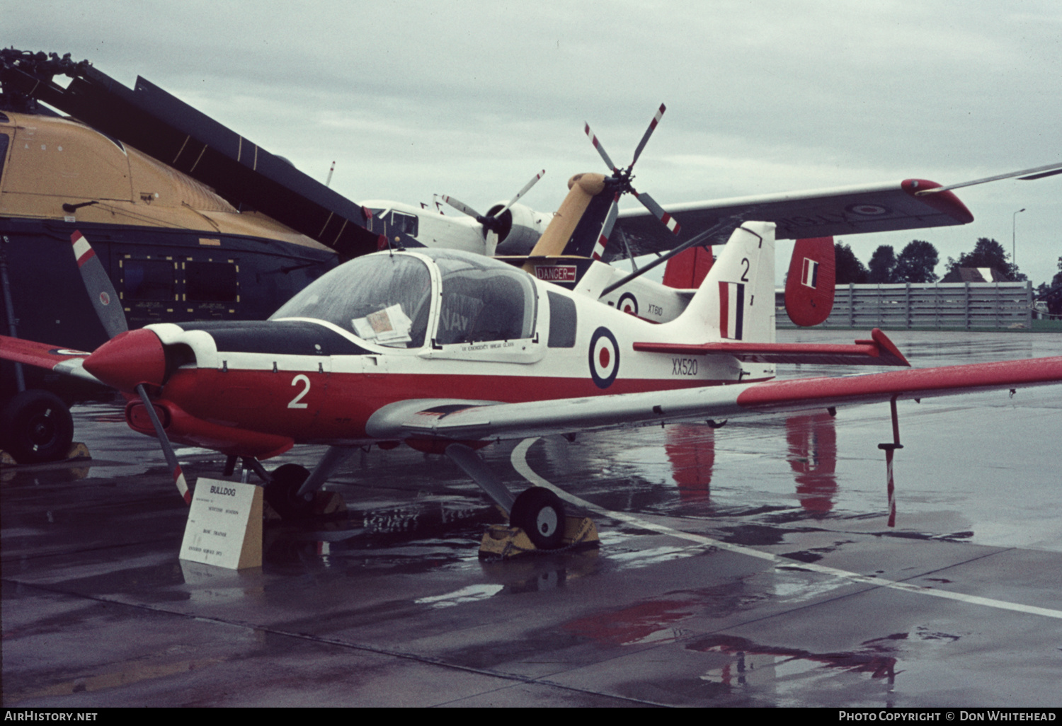 Aircraft Photo of XX520 | Scottish Aviation Bulldog T1 | UK - Air Force | AirHistory.net #630714