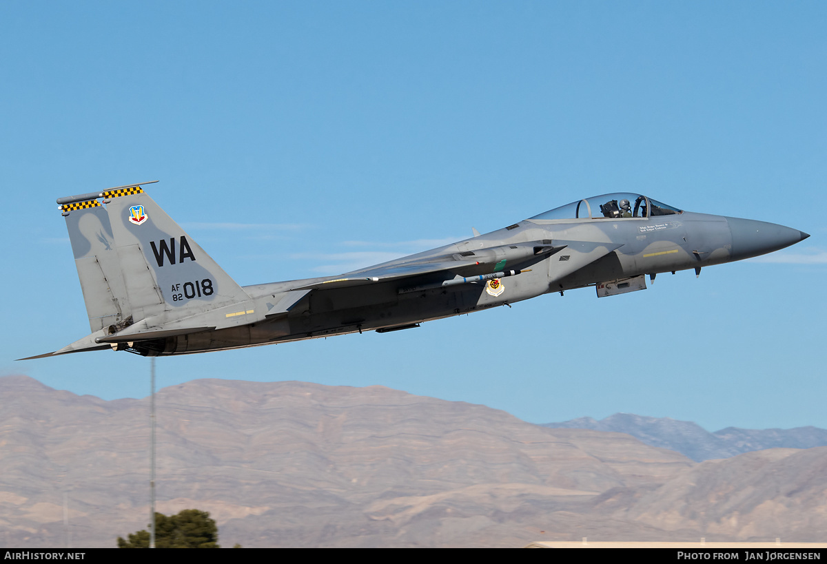 Aircraft Photo of 82-0018 / AF82-018 | McDonnell Douglas F-15C Eagle | USA - Air Force | AirHistory.net #630724