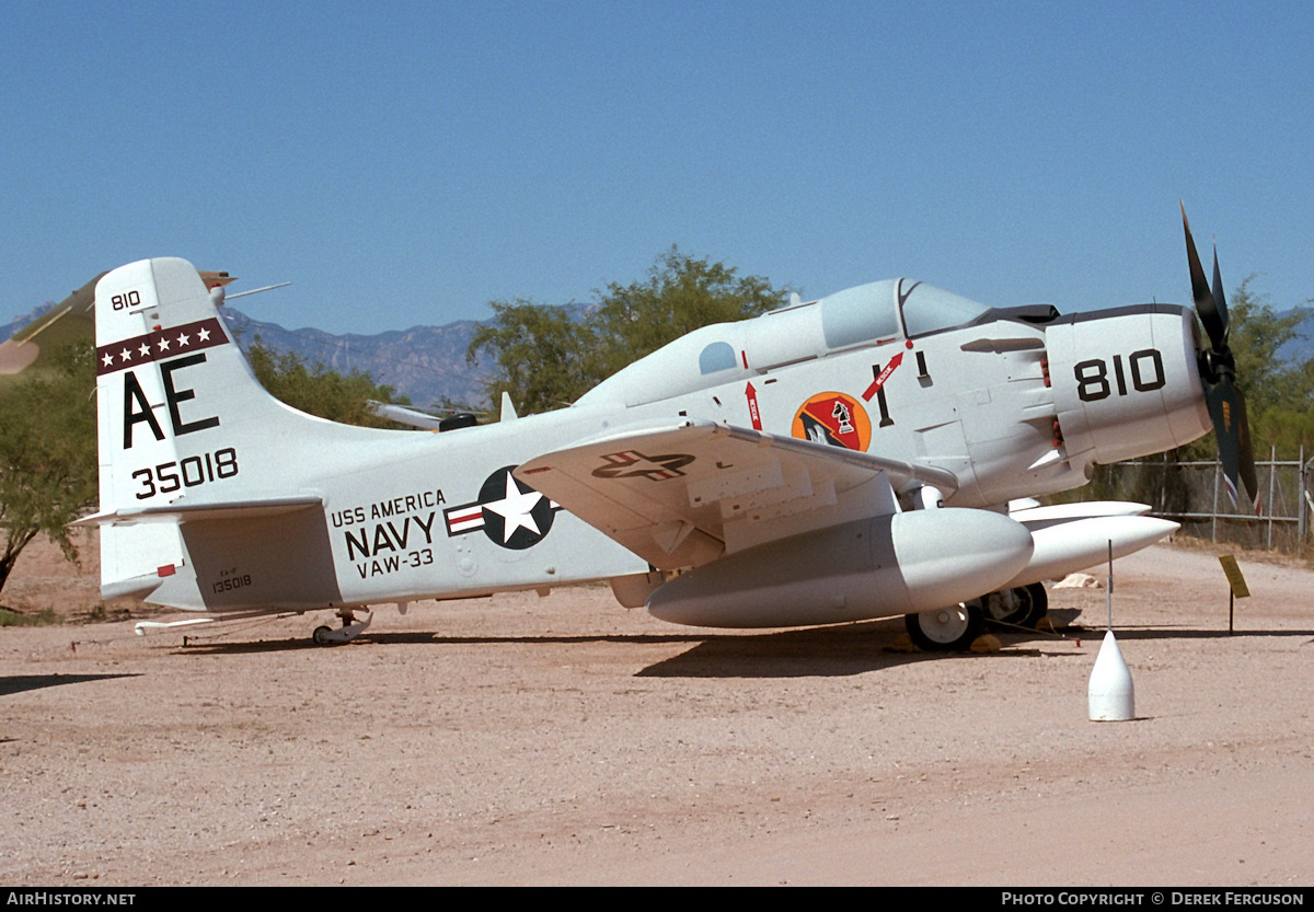 Aircraft Photo of 135018 | Douglas EA-1F Skyraider (AD-5Q) | USA - Navy | AirHistory.net #630734