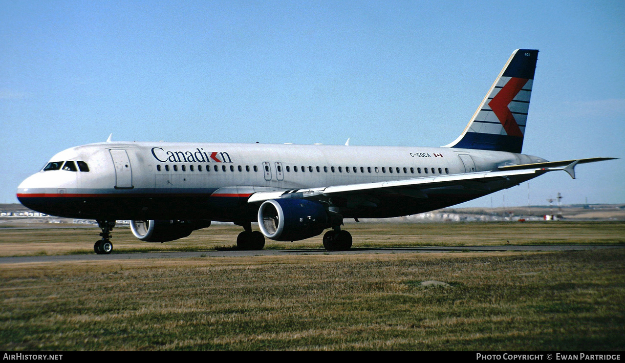 Aircraft Photo of C-GQCA | Airbus A320-211 | Canadian Airlines | AirHistory.net #630736