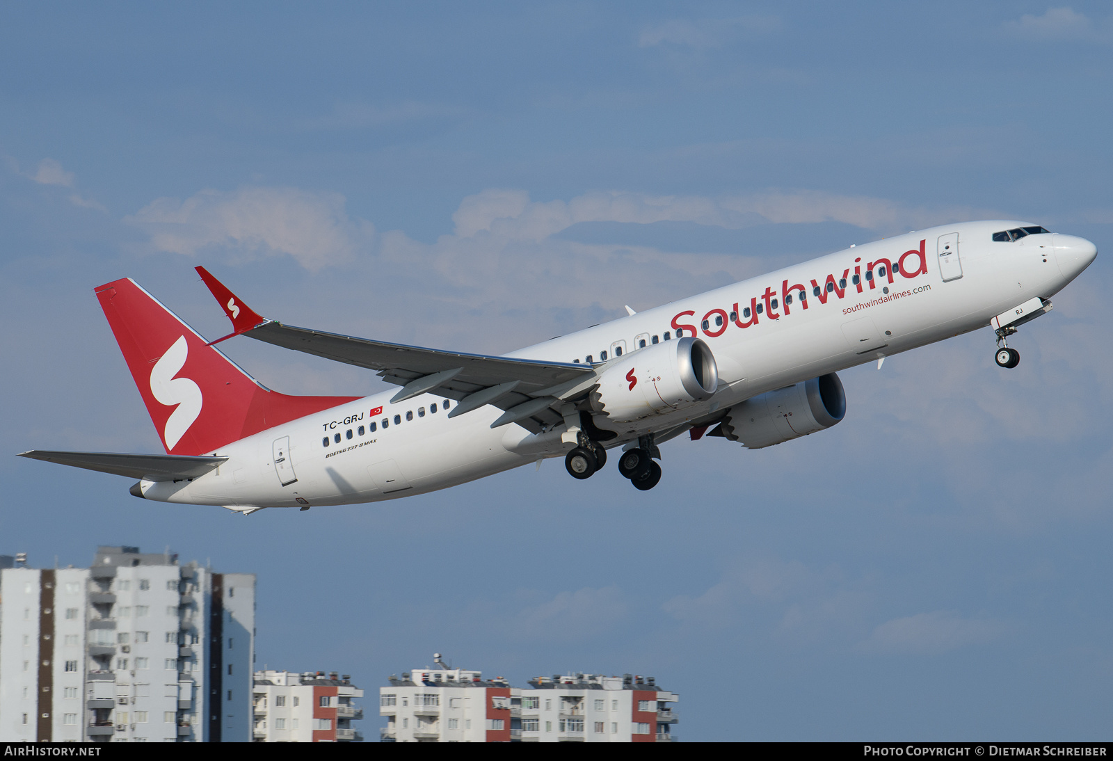 Aircraft Photo of TC-GRJ | Boeing 737-8 Max 8 | Southwind Airlines | AirHistory.net #630740