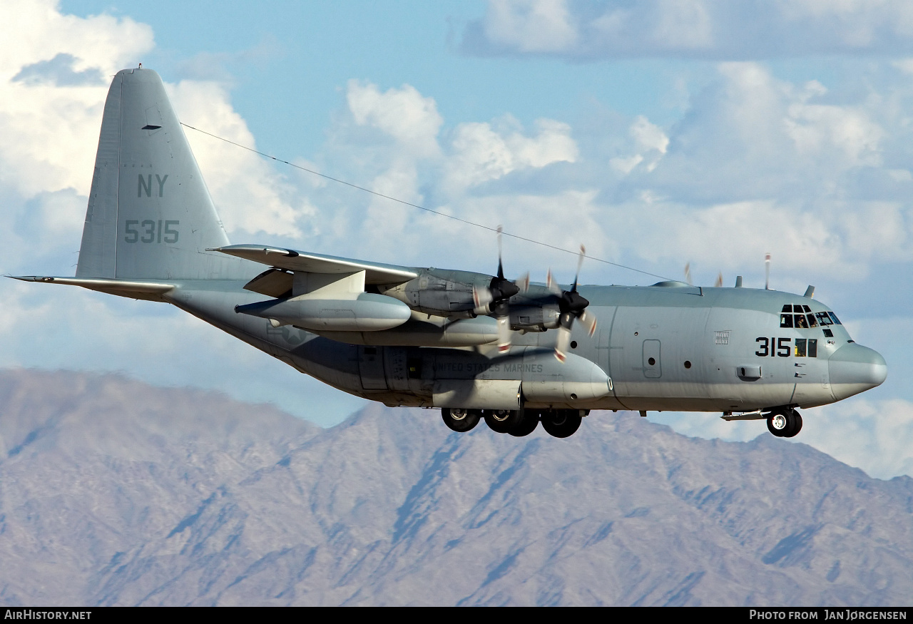 Aircraft Photo of 165315 / 5315 | Lockheed KC-130T Hercules (L-382) | USA - Marines | AirHistory.net #630744