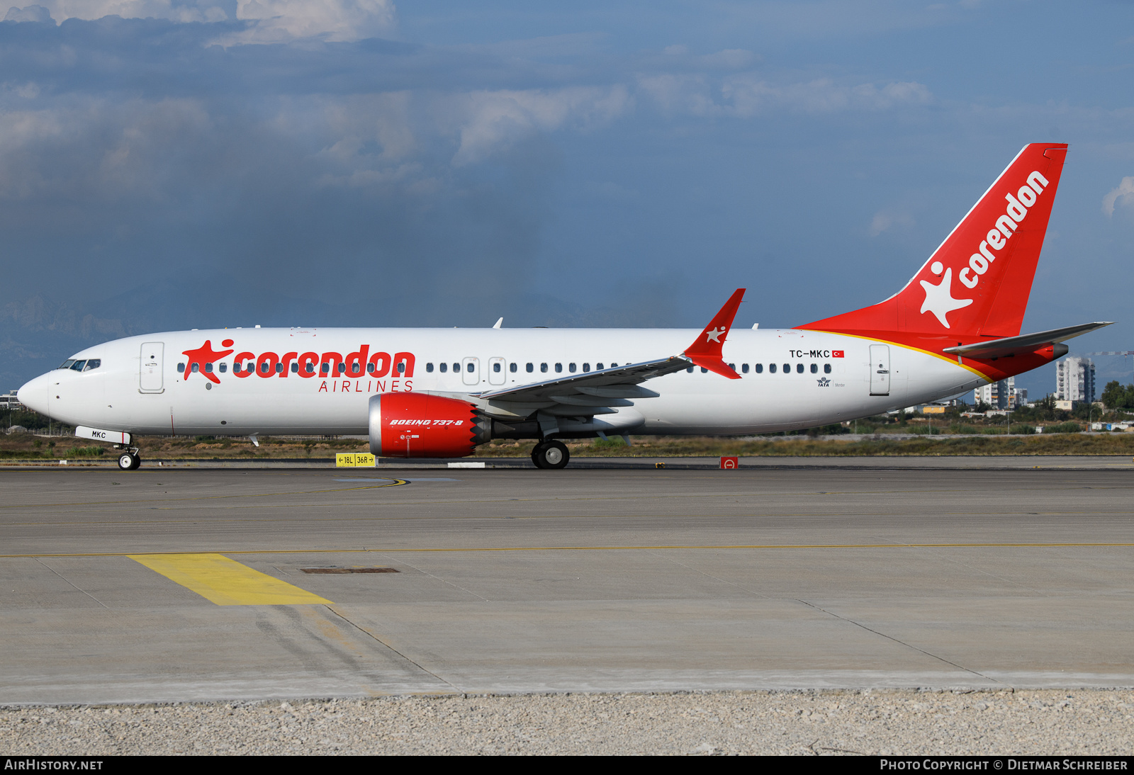 Aircraft Photo of TC-MKC | Boeing 737-8 Max 8 | Corendon Airlines | AirHistory.net #630749