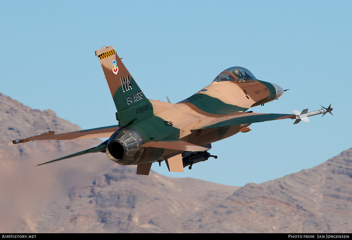 Aircraft Photo of 86-0280 | General Dynamics F-16C Fighting Falcon | USA - Air Force | AirHistory.net #630758