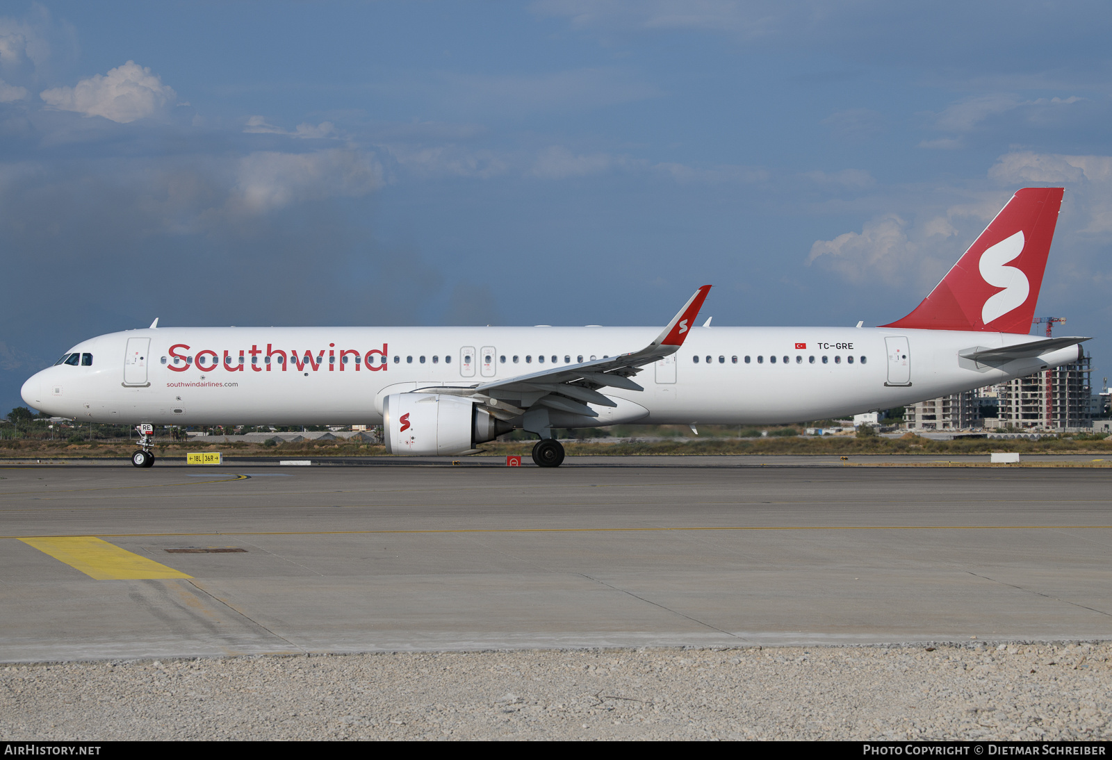 Aircraft Photo of TC-GRE | Airbus A321-253NX | Southwind Airlines | AirHistory.net #630759