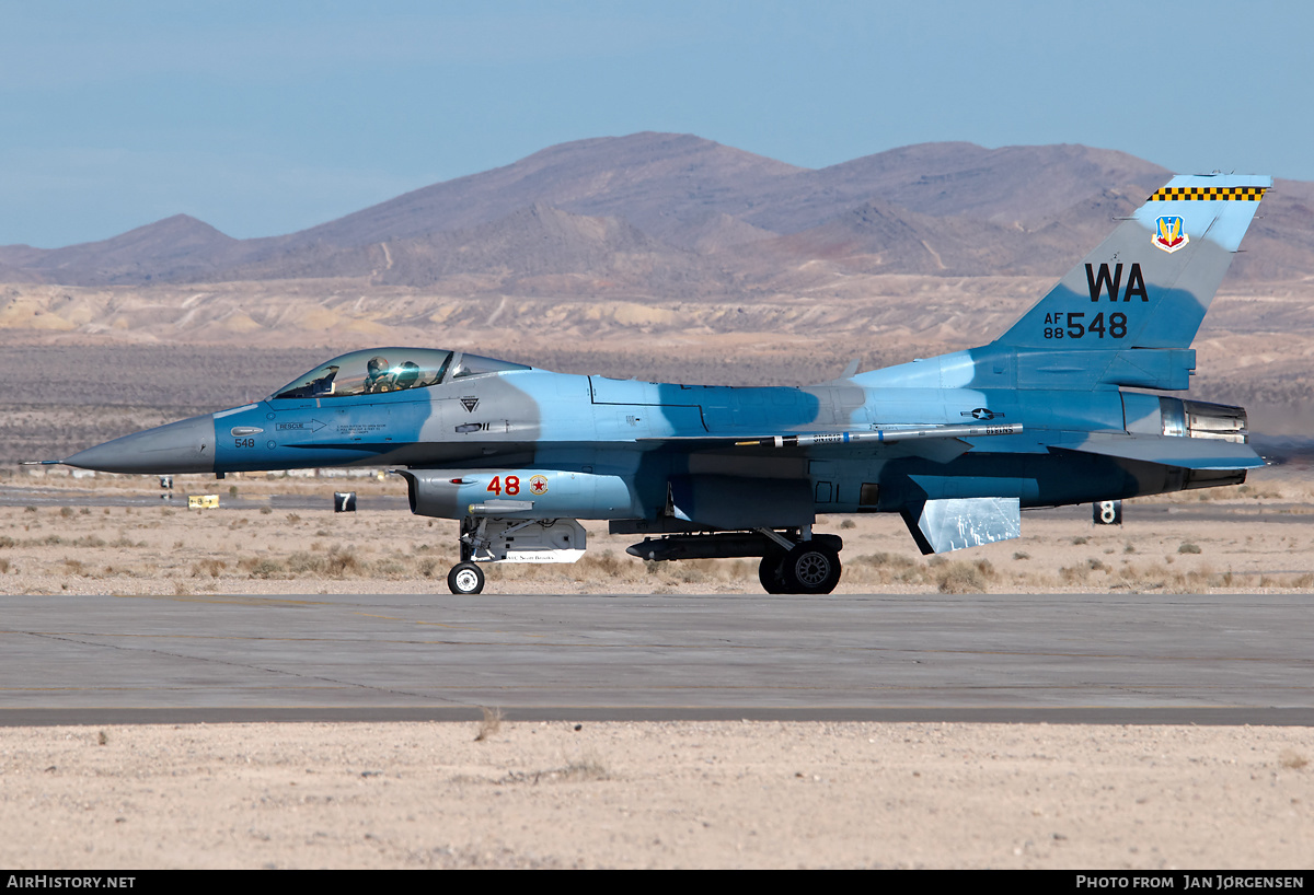 Aircraft Photo of 88-0548 / AF88-548 | General Dynamics F-16C Fighting Falcon | USA - Air Force | AirHistory.net #630771