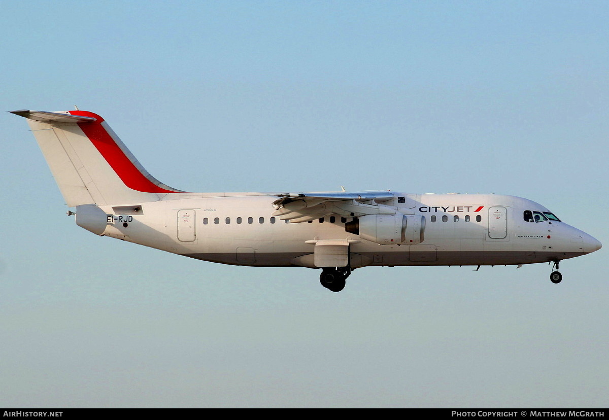 Aircraft Photo of EI-RJD | British Aerospace Avro 146-RJ85 | CityJet | AirHistory.net #630776