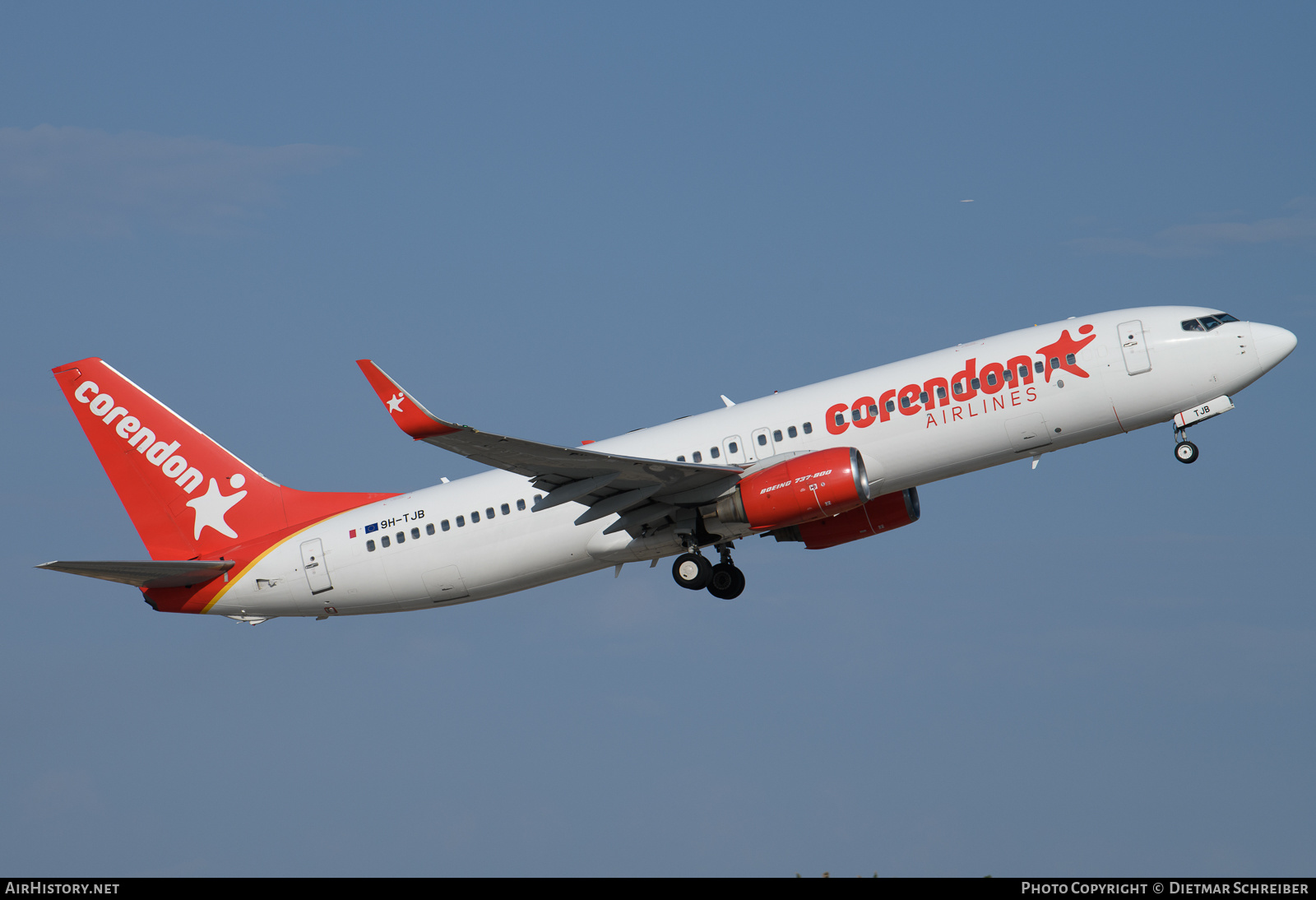 Aircraft Photo of 9H-TJB | Boeing 737-8FH | Corendon Airlines | AirHistory.net #630777