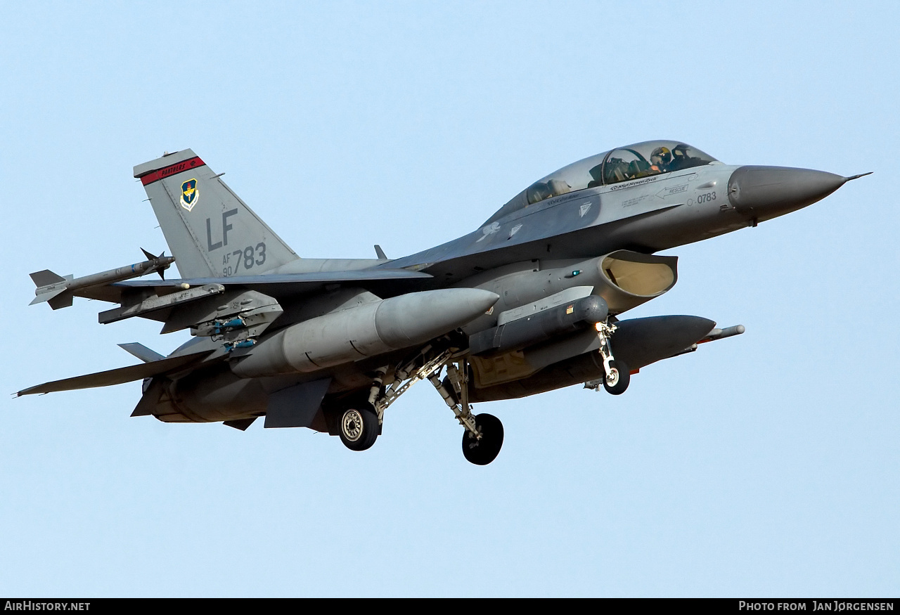 Aircraft Photo of 90-0786 / AF90-786 | General Dynamics F-16DM Fighting Falcon | USA - Air Force | AirHistory.net #630780