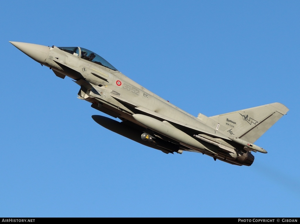 Aircraft Photo of MM7329 | Eurofighter F-2000A Typhoon | Italy - Air Force | AirHistory.net #630785