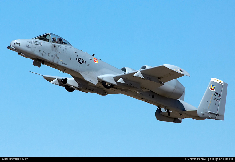 Aircraft Photo of 79-0195 / AF79-195 | Fairchild A-10A Thunderbolt II | USA - Air Force | AirHistory.net #630811