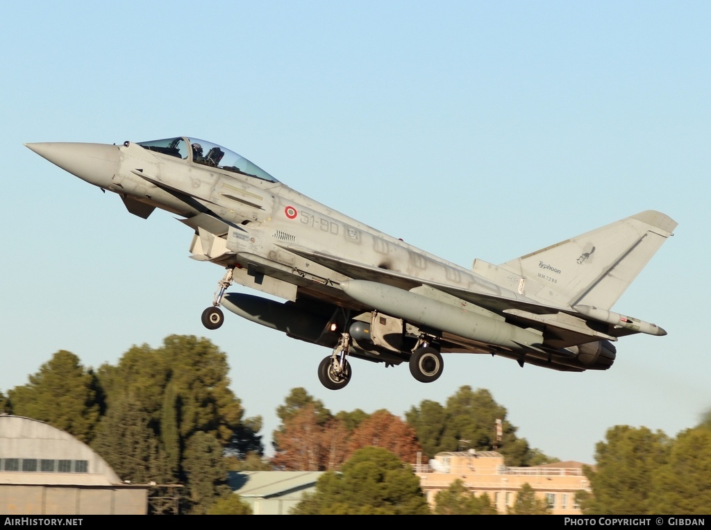 Aircraft Photo of MM7290 | Eurofighter F-2000A Typhoon | Italy - Air Force | AirHistory.net #630835