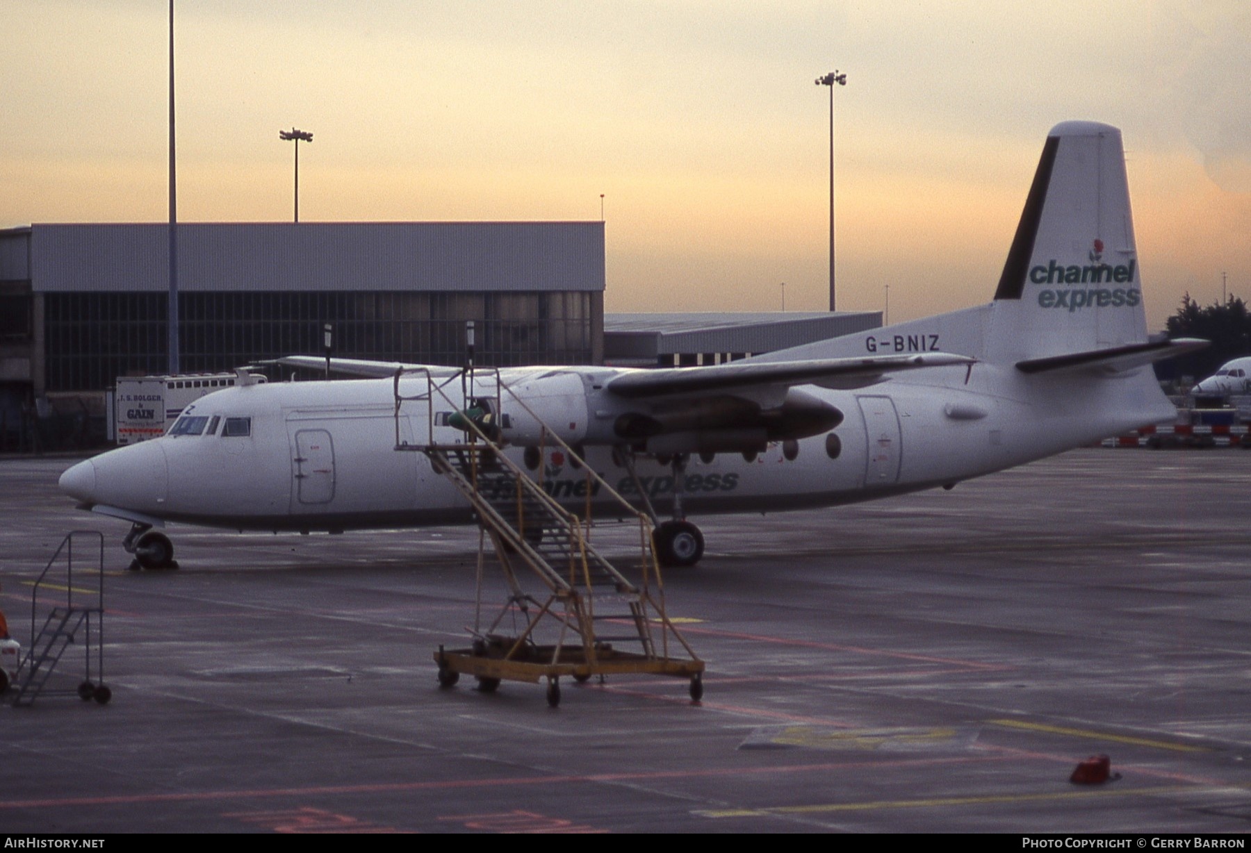 Aircraft Photo of G-BNIZ | Fokker F27-600 Friendship | Channel Express | AirHistory.net #630857