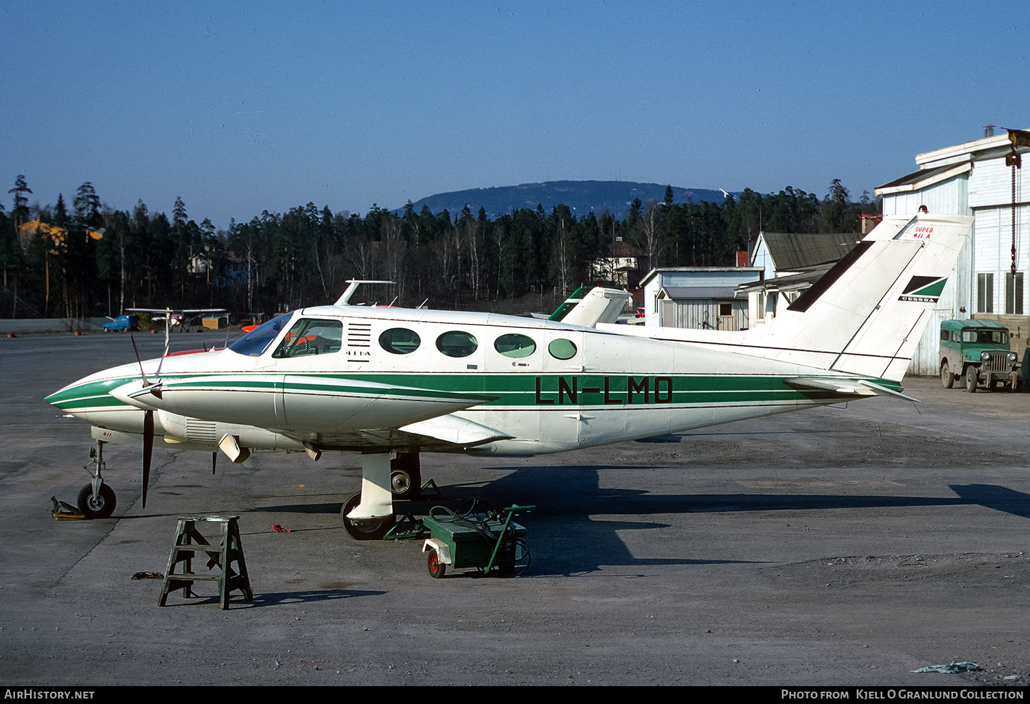 Aircraft Photo of LN-LMO | Cessna 411A | Widerøe | AirHistory.net #630865