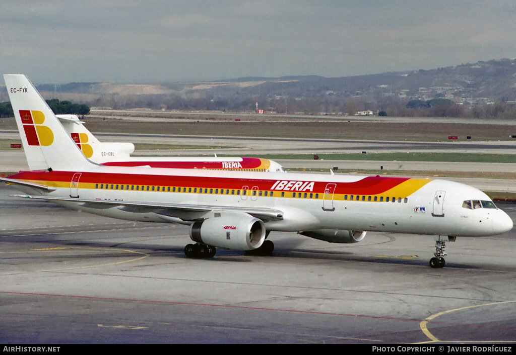 Aircraft Photo of EC-FYK | Boeing 757-256 | Iberia | AirHistory.net #630866