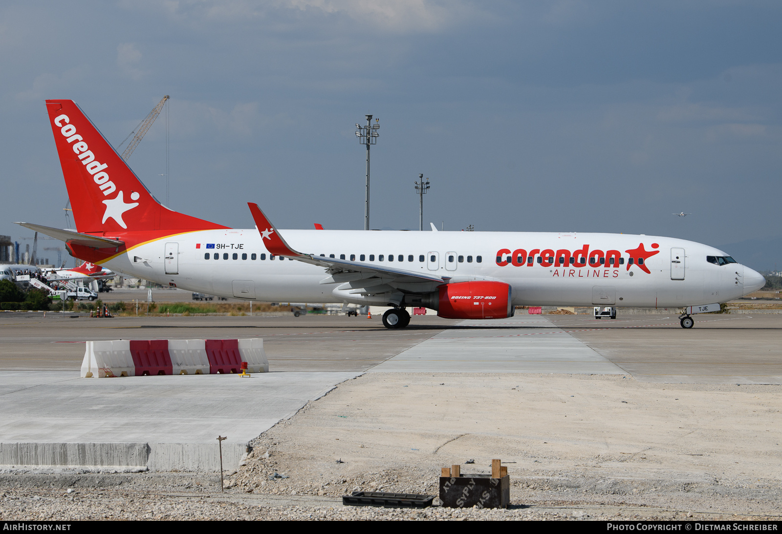 Aircraft Photo of 9H-TJE | Boeing 737-85R | Corendon Airlines | AirHistory.net #630883