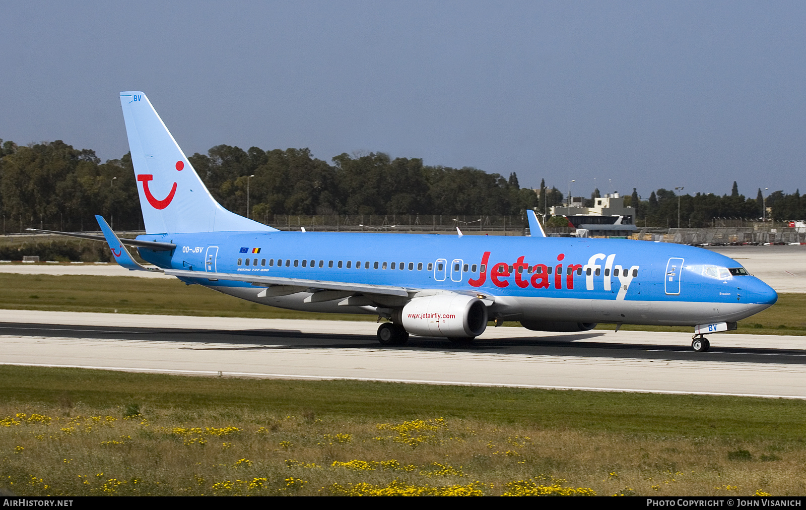 Aircraft Photo of OO-JBV | Boeing 737-8K5 | Jetairfly | AirHistory.net #630885