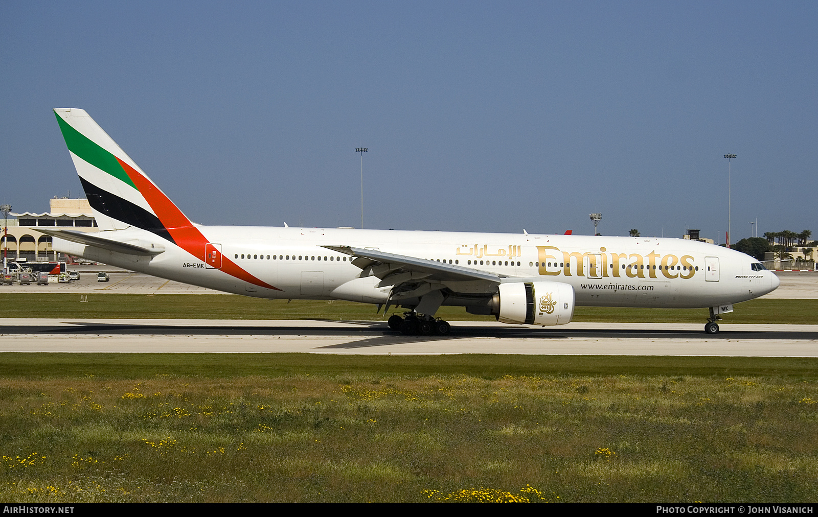 Aircraft Photo of A6-EMK | Boeing 777-21H/ER | Emirates | AirHistory.net #630899