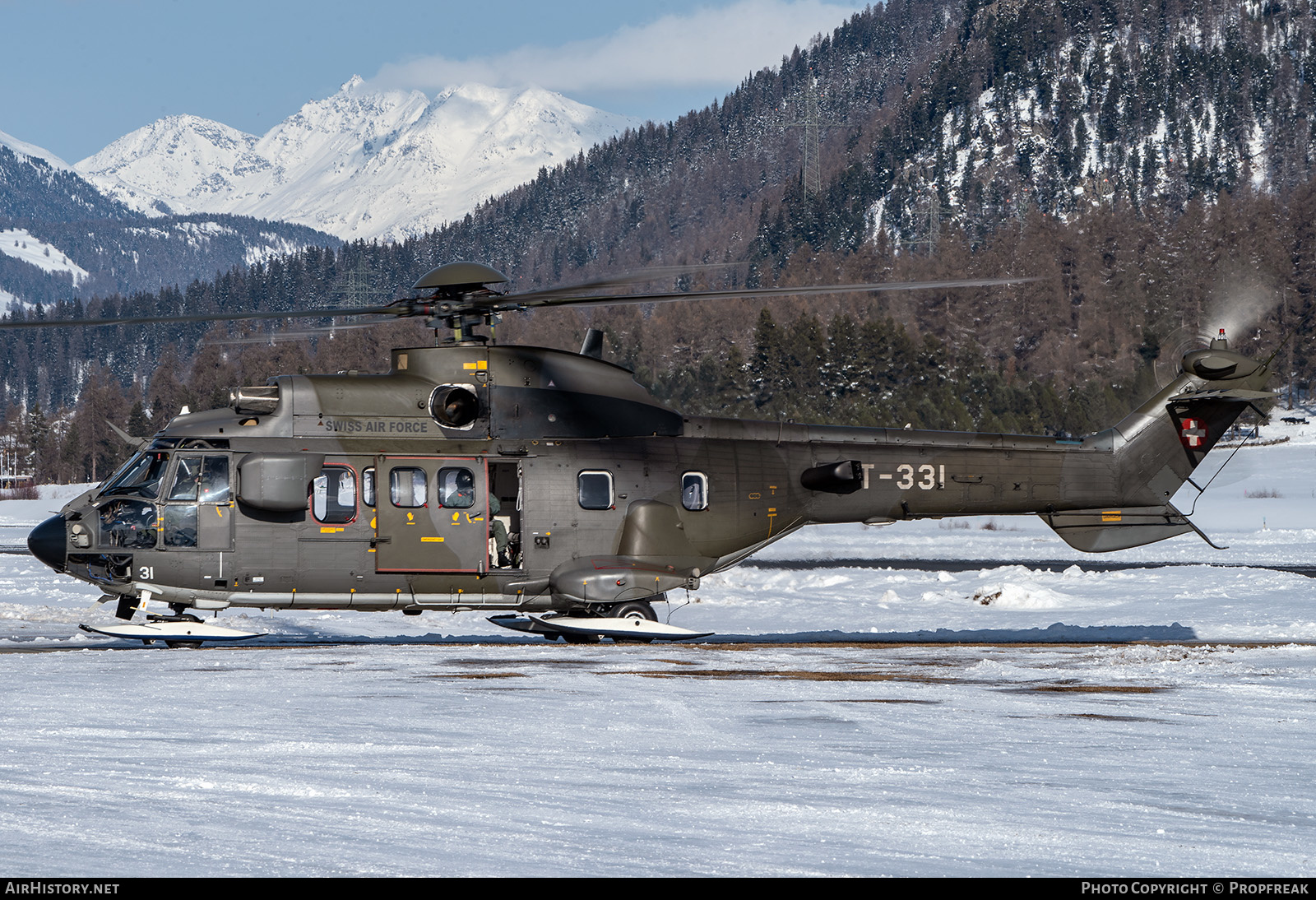 Aircraft Photo of T-331 | Eurocopter TH98 Cougar (AS-532UL) | Switzerland - Air Force | AirHistory.net #630927