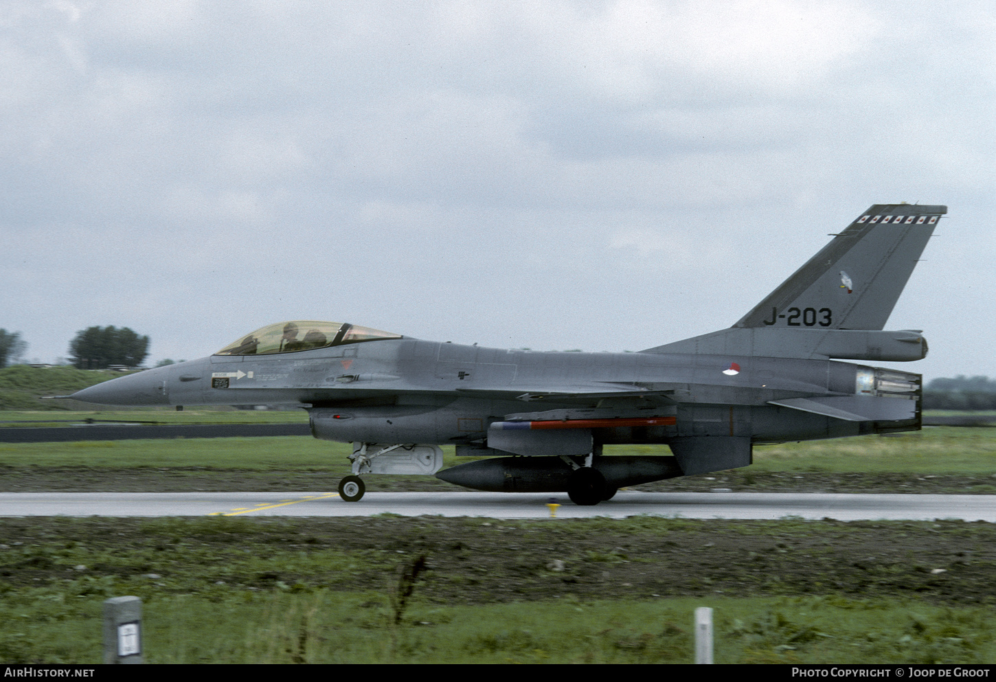 Aircraft Photo of J-203 | General Dynamics F-16A Fighting Falcon | Netherlands - Air Force | AirHistory.net #630938