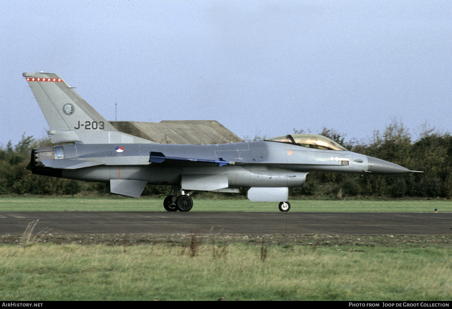 Aircraft Photo of J-203 | General Dynamics F-16A Fighting Falcon | Netherlands - Air Force | AirHistory.net #630939
