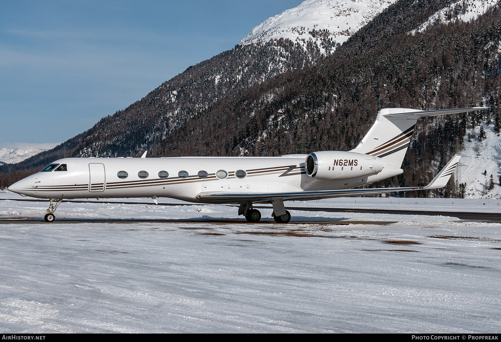 Aircraft Photo of N62MS | Gulfstream Aerospace G-V-SP Gulfstream G550 | AirHistory.net #630948