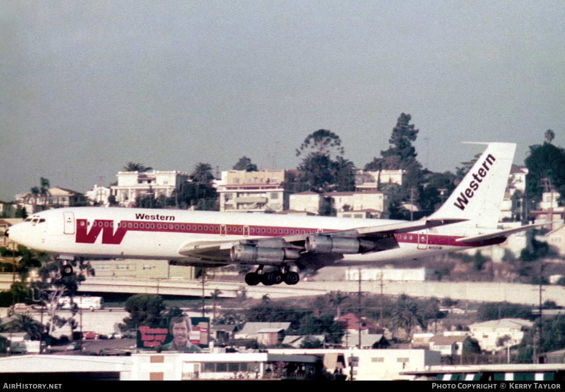 Aircraft Photo of N1501W | Boeing 707-347C | Western Airlines | AirHistory.net #630971