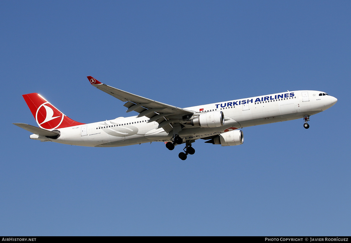 Aircraft Photo of TC-JNT | Airbus A330-303 | Turkish Airlines | AirHistory.net #631004
