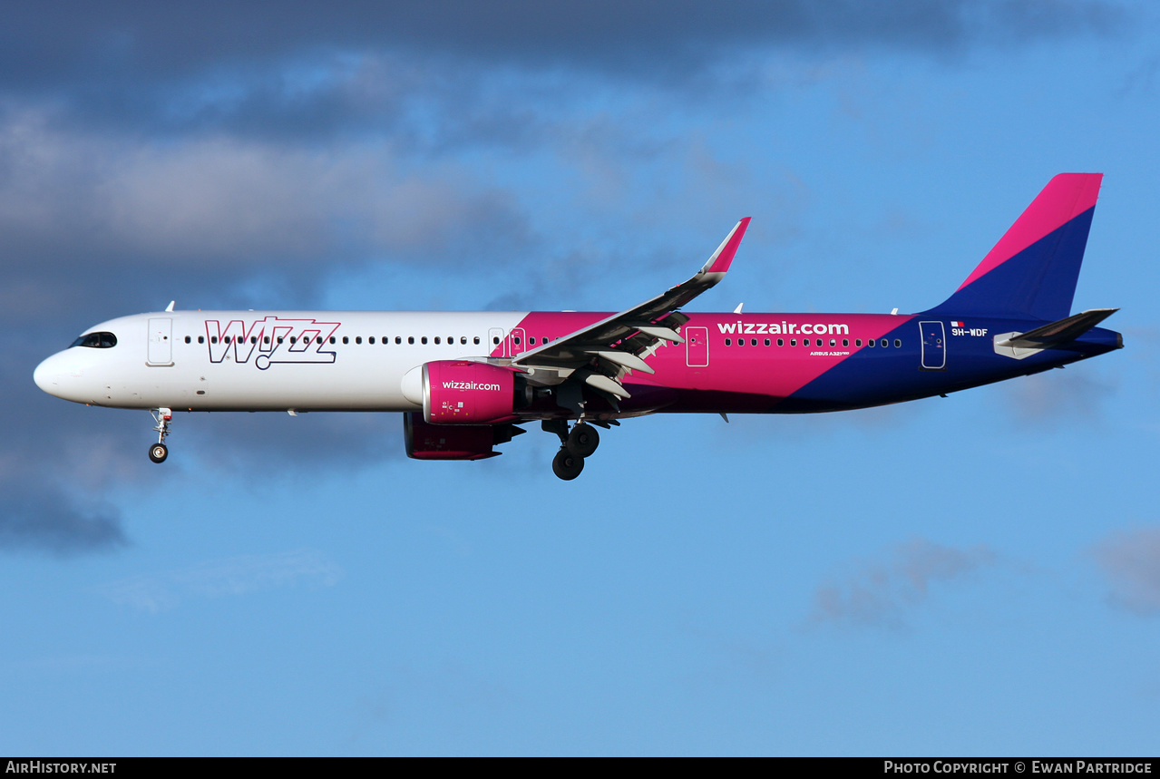 Aircraft Photo of 9H-WDF | Airbus A321-271NX | Wizz Air | AirHistory.net #631010