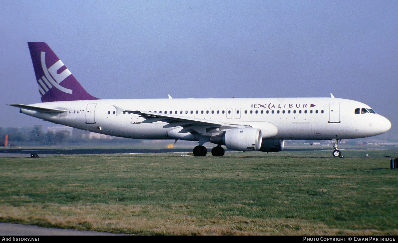 Aircraft Photo of G-HAGT | Airbus A320-212 | Excalibur | AirHistory.net #631036