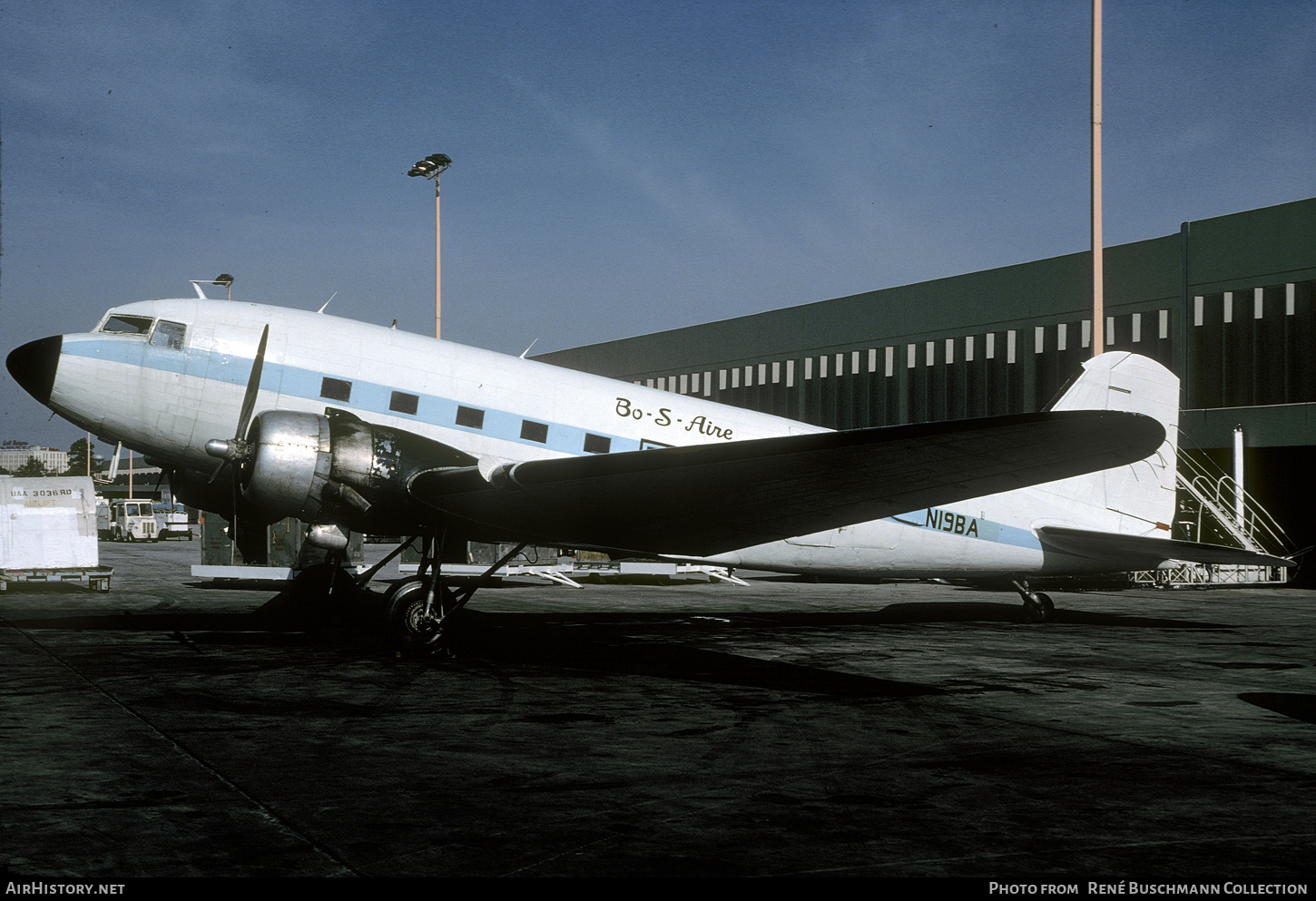 Aircraft Photo of N19BA | Douglas DC-3(AF) | Bo-S-Aire | AirHistory.net #631044