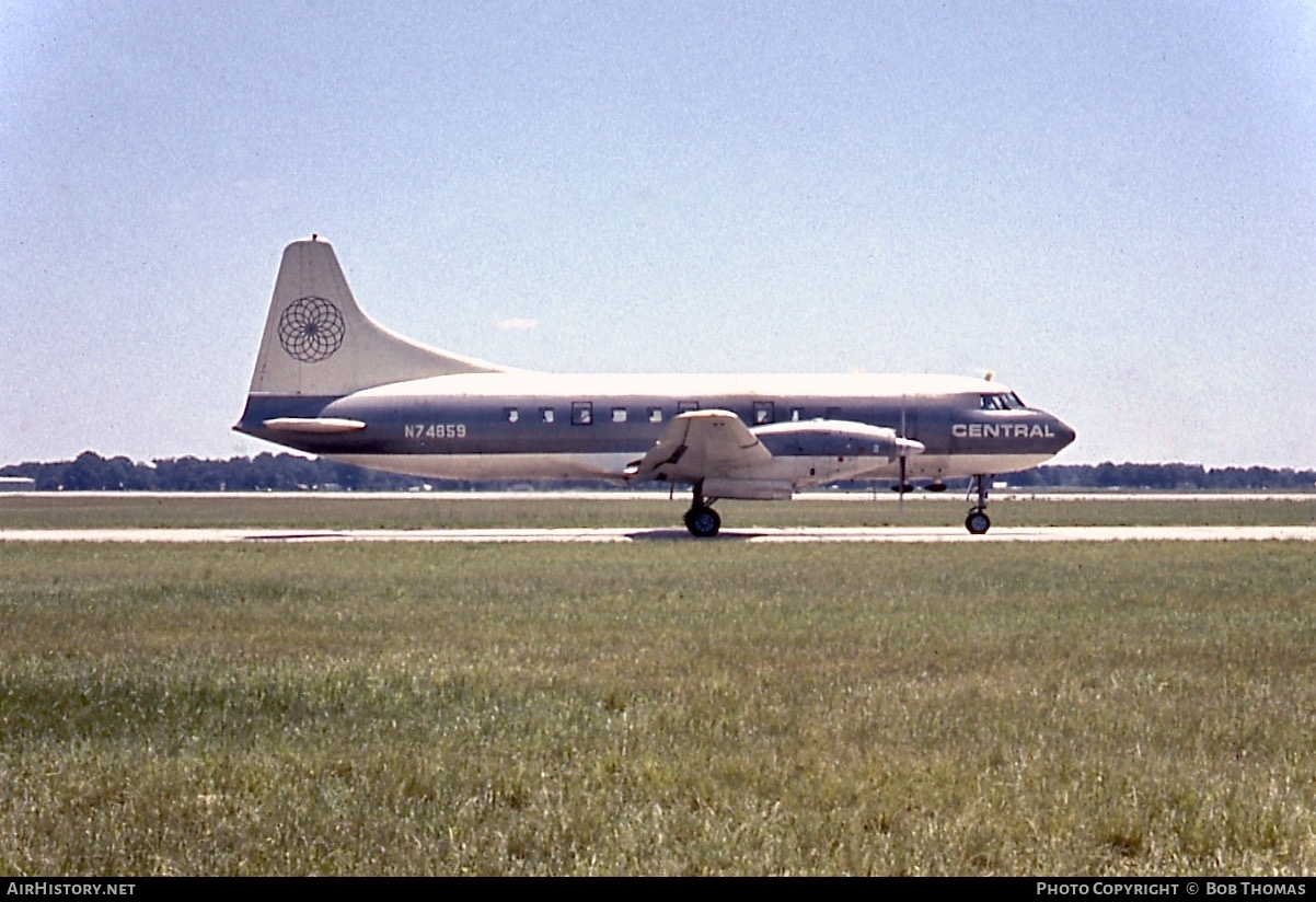 Aircraft Photo of N74859 | Convair 600 | Central Airlines | AirHistory.net #631054