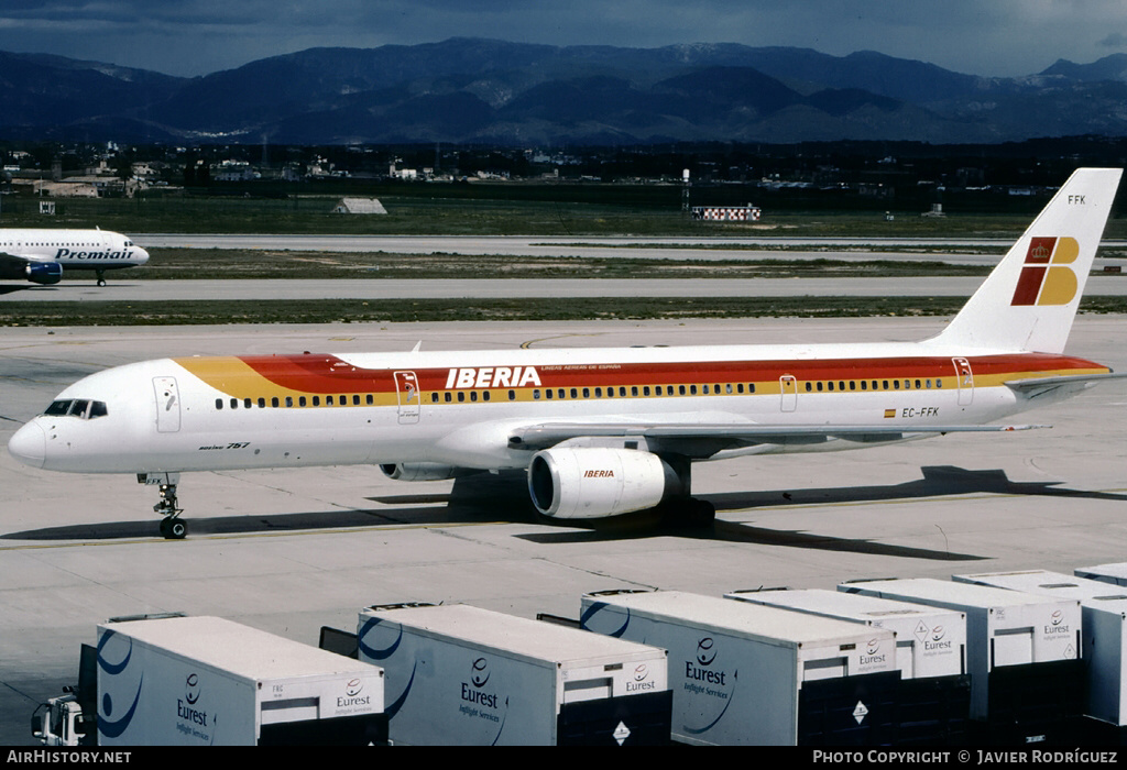 Aircraft Photo of EC-FFK | Boeing 757-236 | Iberia | AirHistory.net #631075