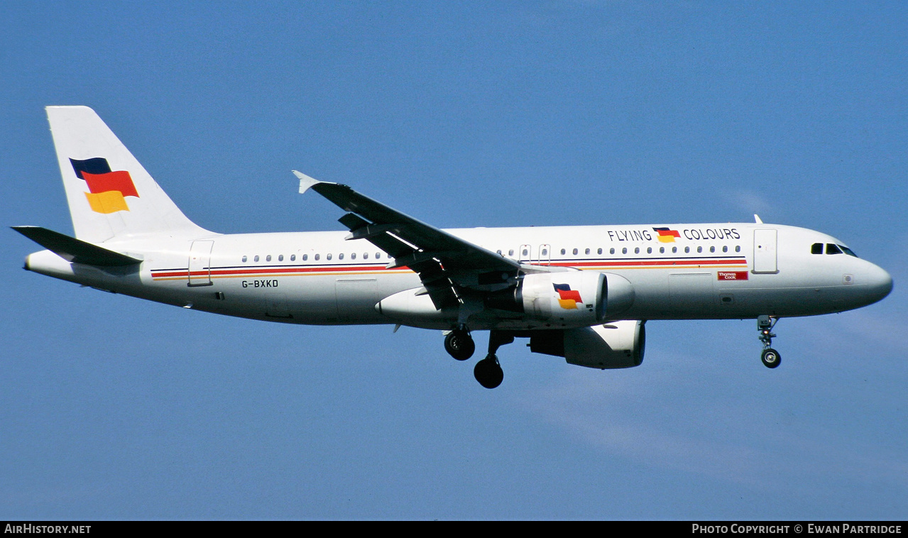 Aircraft Photo of G-BXKD | Airbus A320-214 | Flying Colours Airlines | AirHistory.net #631090