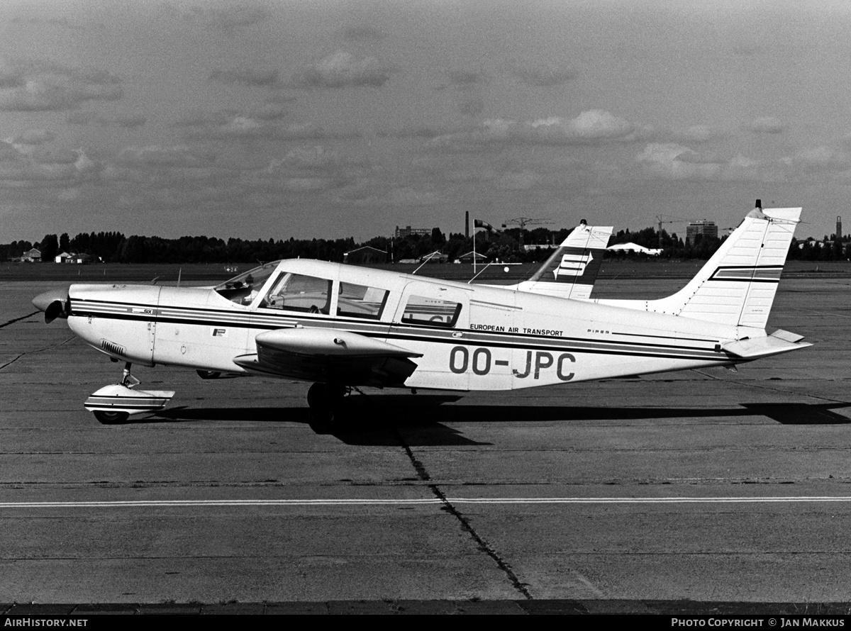 Aircraft Photo of OO-JPC | Piper PA-32-300 Cherokee Six E | European Air Transport - EAT | AirHistory.net #631096