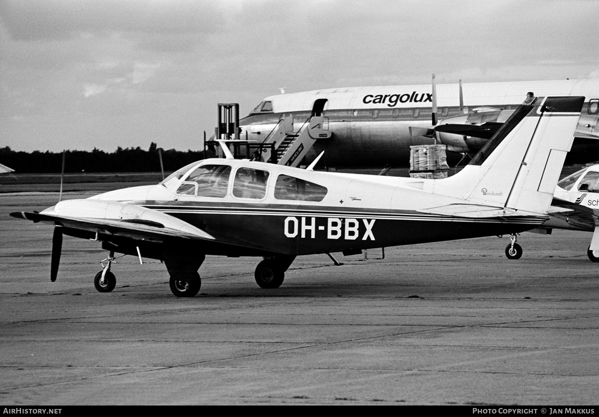Aircraft Photo of OH-BBX | Beech B55 Baron (95-B55) | AirHistory.net #631100