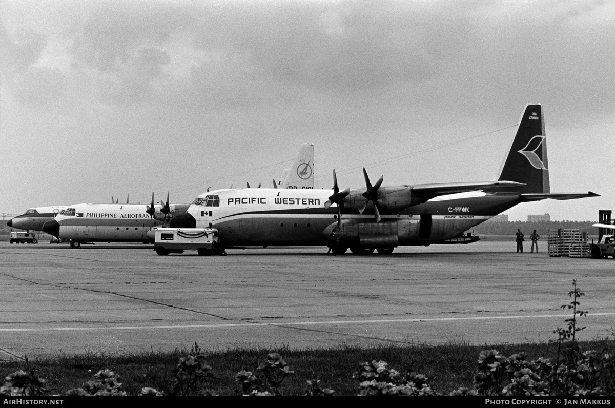 Aircraft Photo of C-FPWK | Lockheed L-100-20 Hercules (382E) | Pacific Western Airlines | AirHistory.net #631120