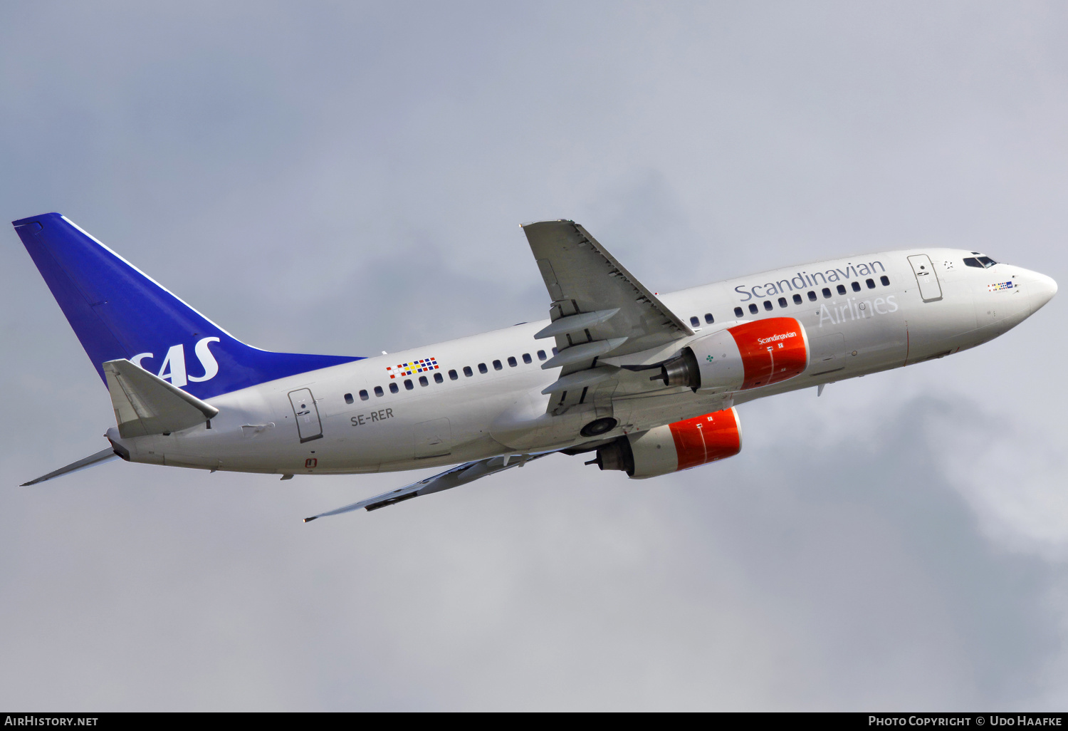 Aircraft Photo of SE-RER | Boeing 737-7BX | Scandinavian Airlines - SAS | AirHistory.net #631139