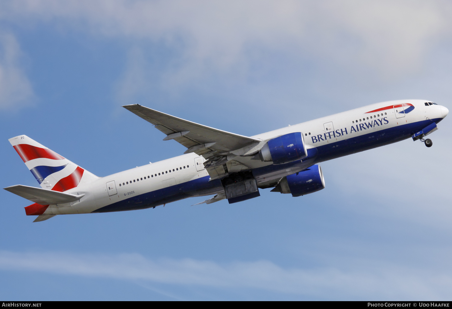 Aircraft Photo of G-ZZZC | Boeing 777-236 | British Airways | AirHistory.net #631165