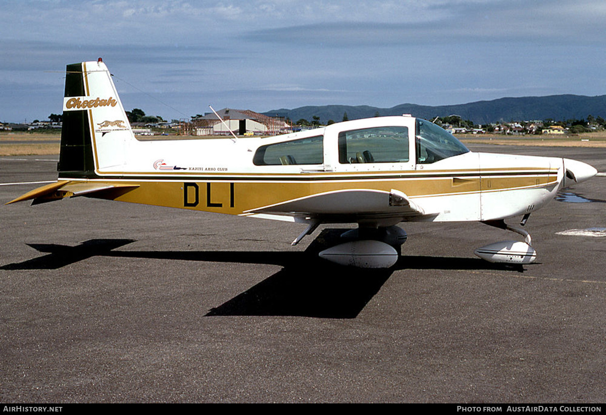 Aircraft Photo of ZK-DLI / DLI | Grumman American AA-5A Cheetah | Kapiti Aero Club | AirHistory.net #631182