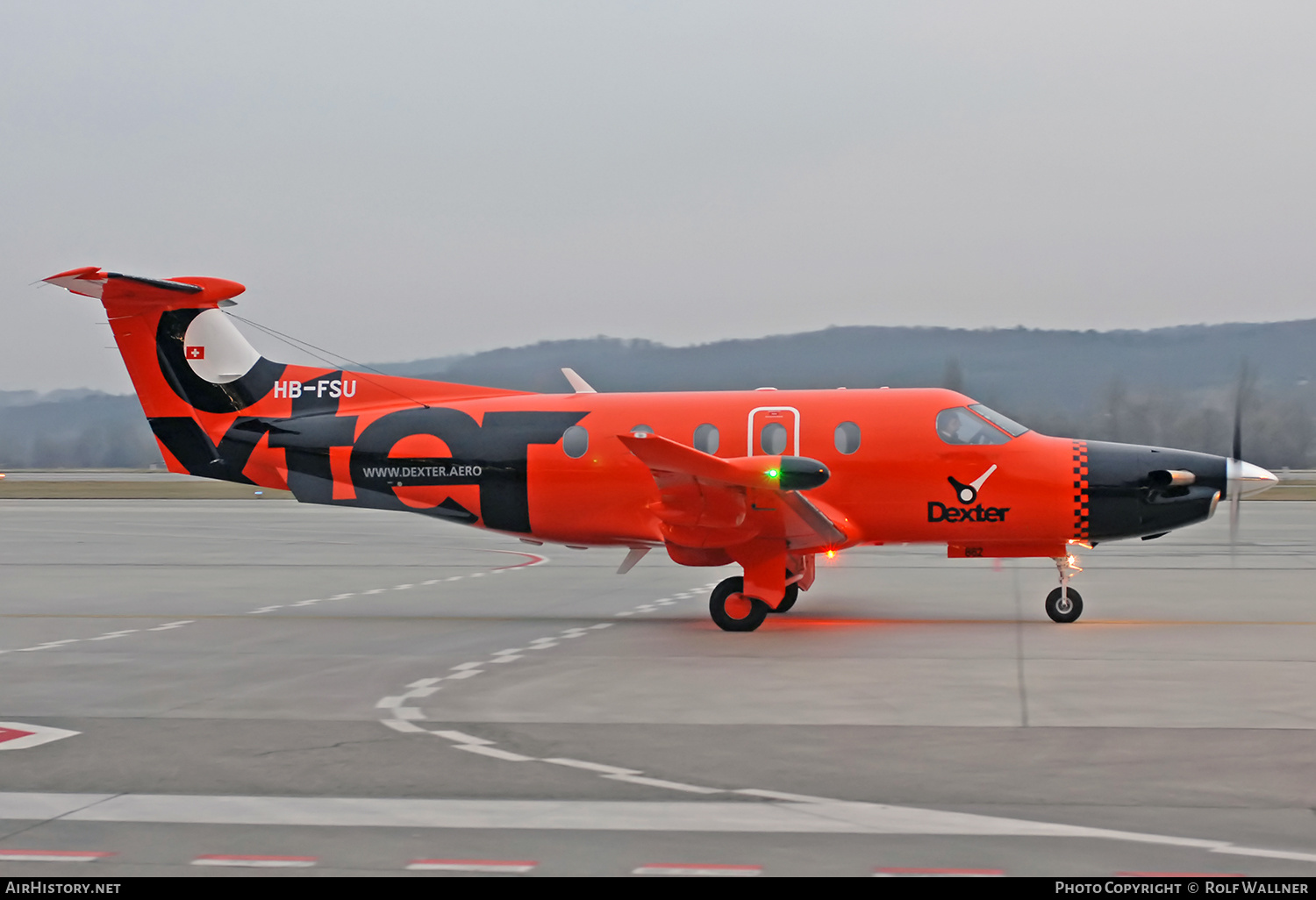 Aircraft Photo of HB-FSU | Pilatus PC-12/47 | Dexter Air Taxi | AirHistory.net #631208