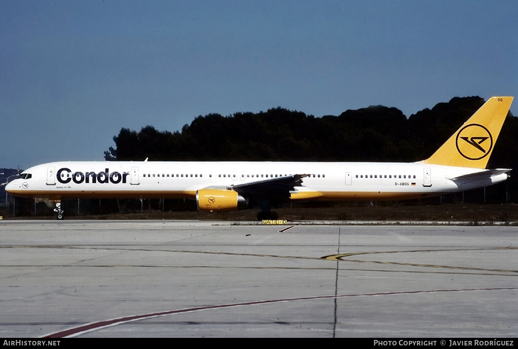 Aircraft Photo of D-ABOG | Boeing 757-330 | Condor Flugdienst | AirHistory.net #631213