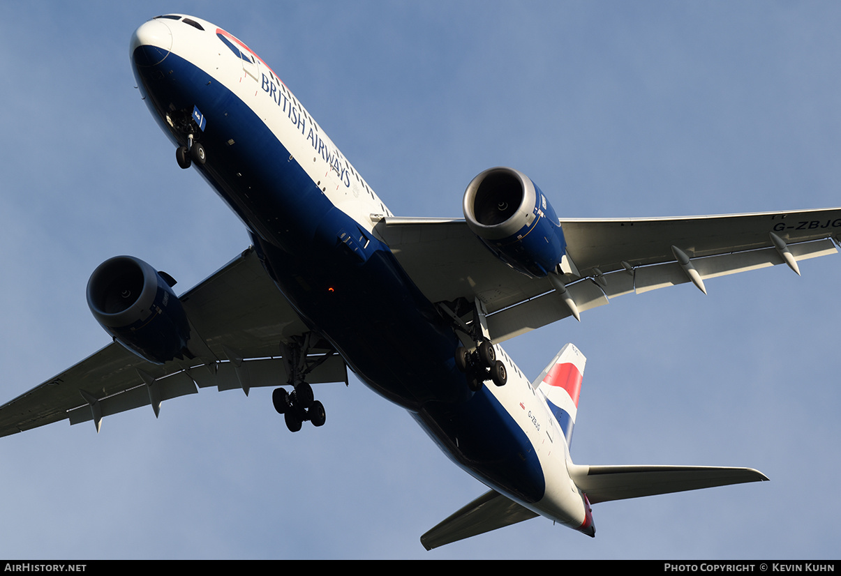 Aircraft Photo of G-ZBJG | Boeing 787-8 Dreamliner | British Airways | AirHistory.net #631230