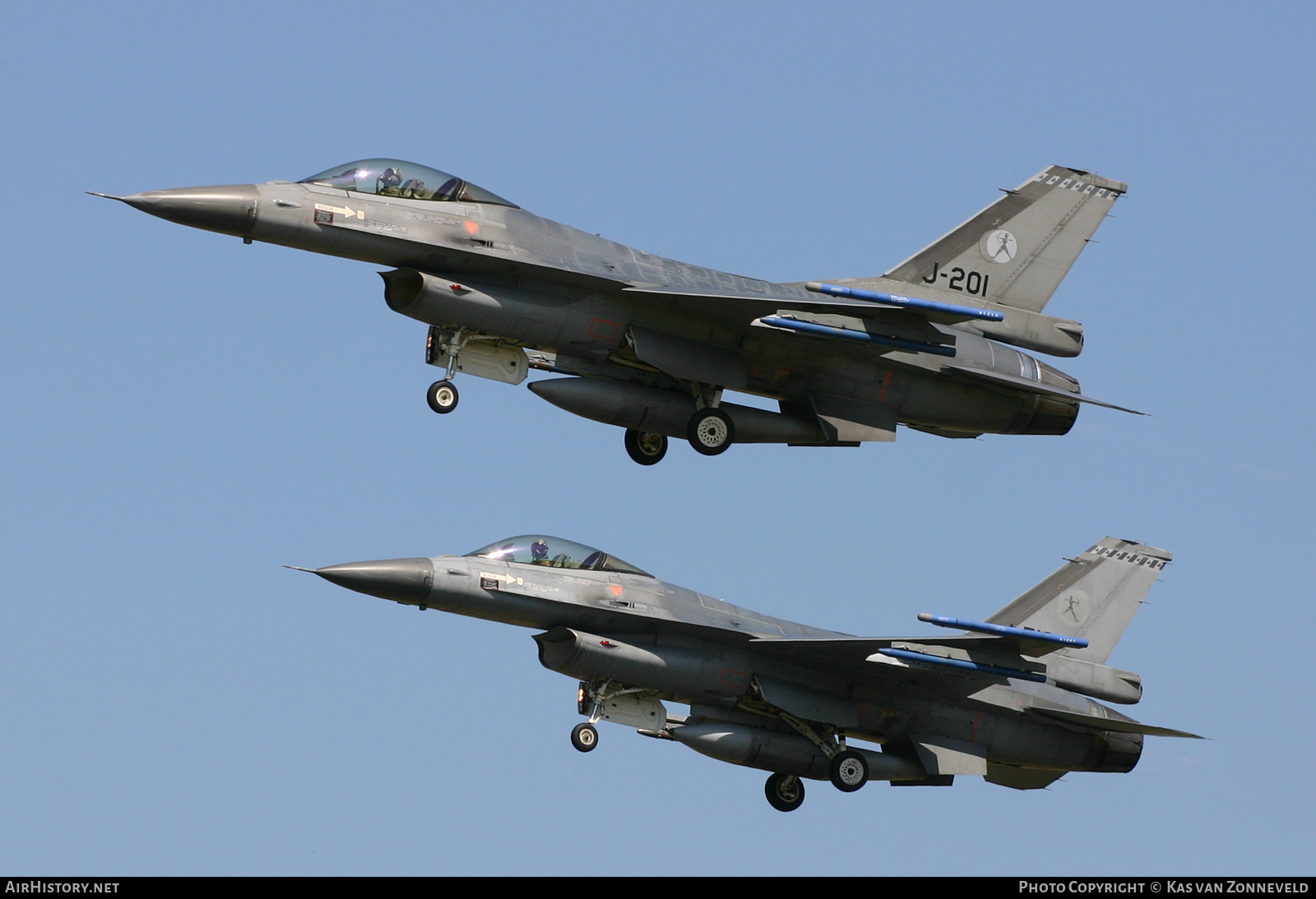 Aircraft Photo of J-201 | General Dynamics F-16AM Fighting Falcon | Netherlands - Air Force | AirHistory.net #631245